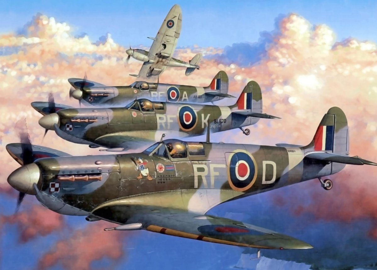 Спитфайр арт самолет