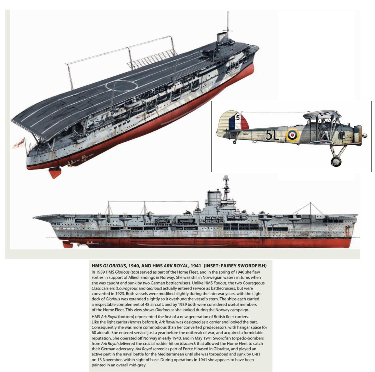 Авианосец АРК Роял 1941