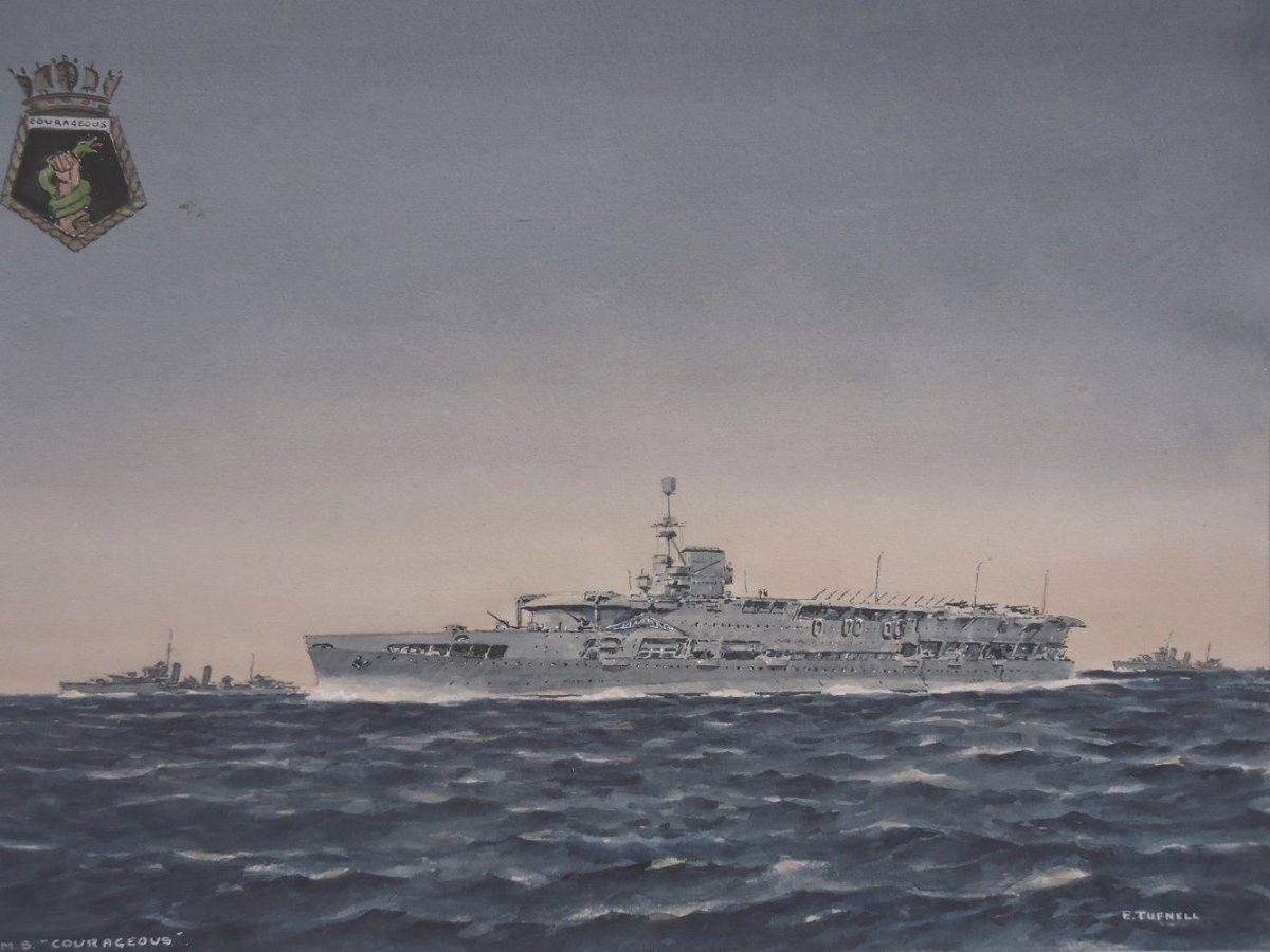 HMS courageous крейсер