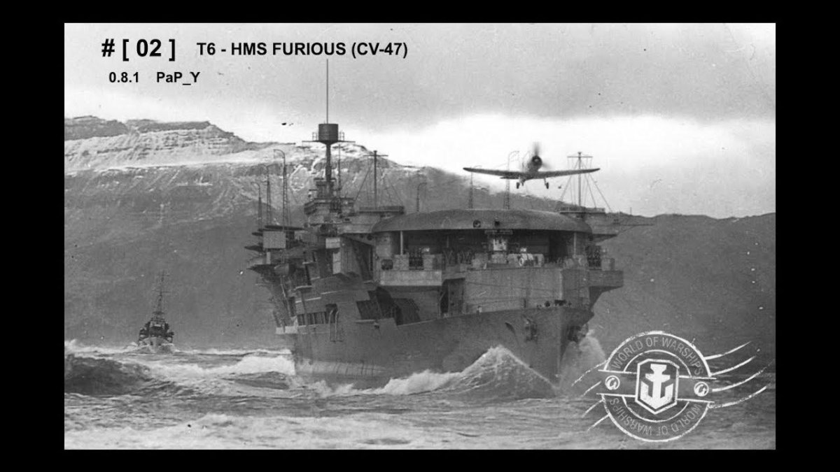 HMS Furious 1916