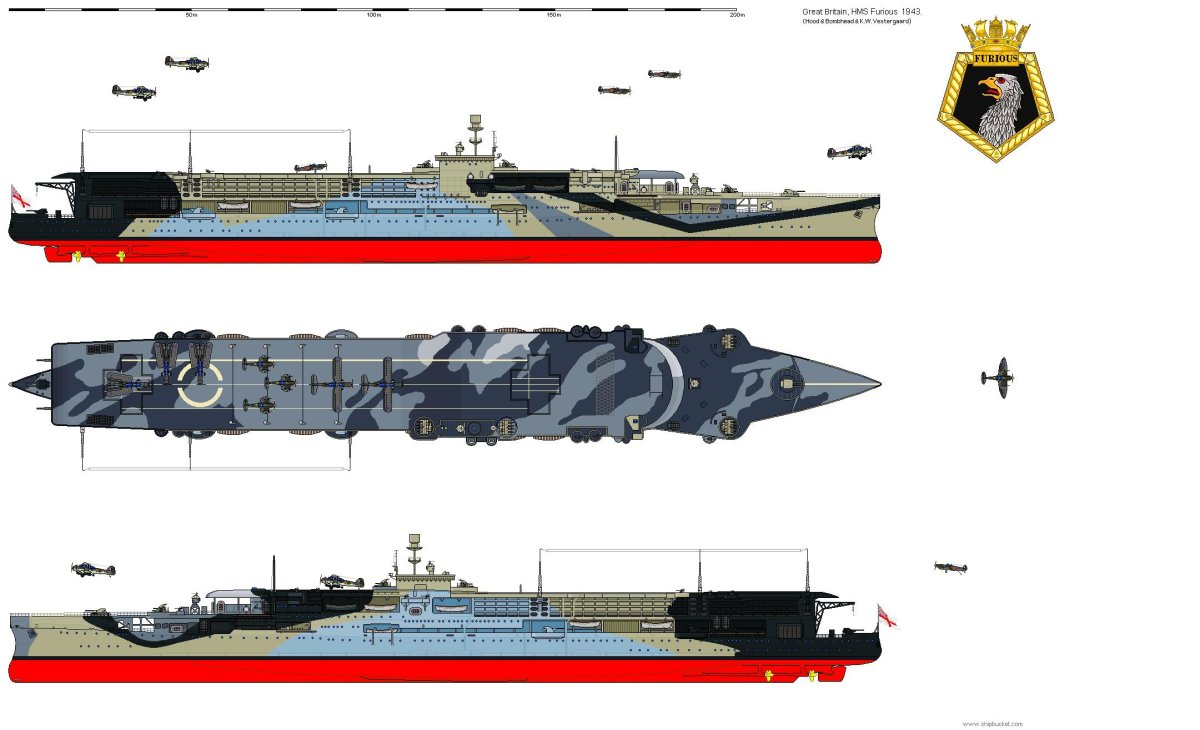Авианосца HMS «Фьюриес»