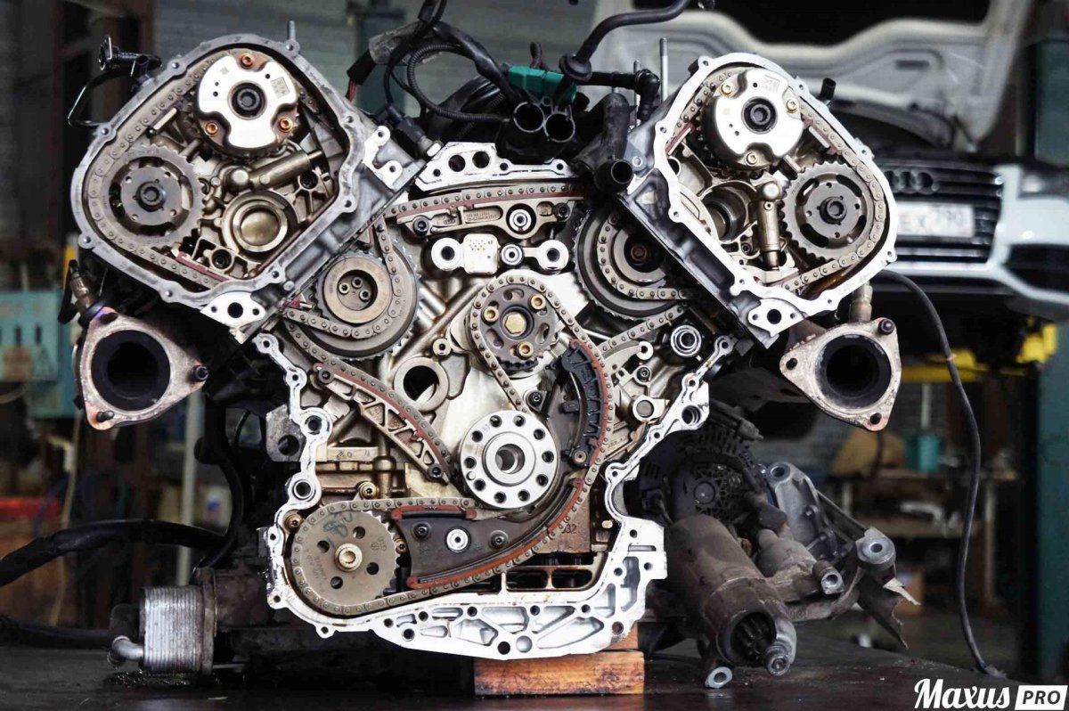 Двигатель Ауди 3.0 TFSI цепь