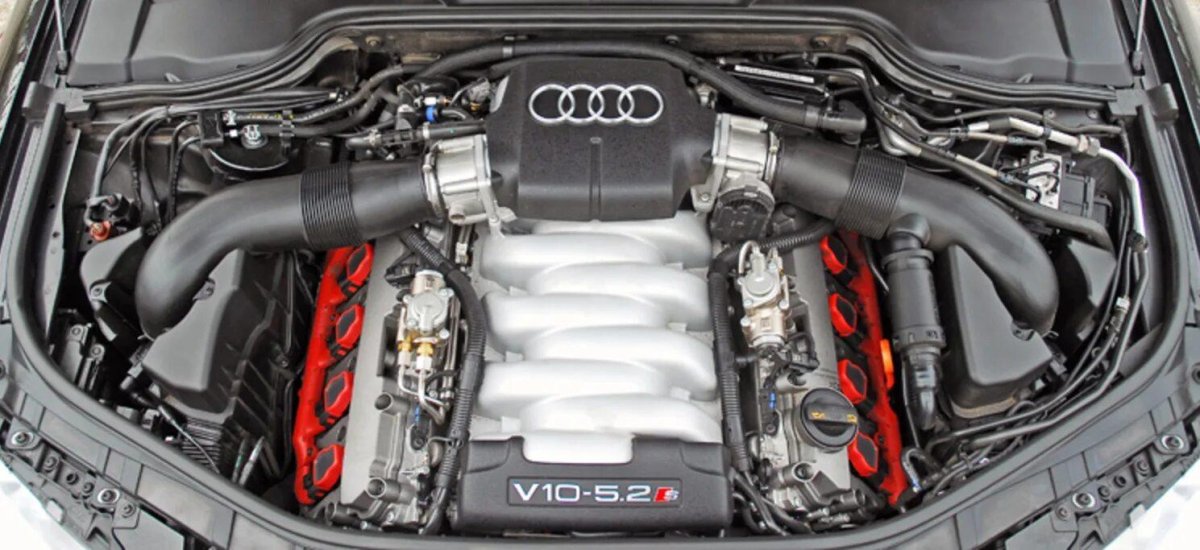 Мотор Ауди s8 v10