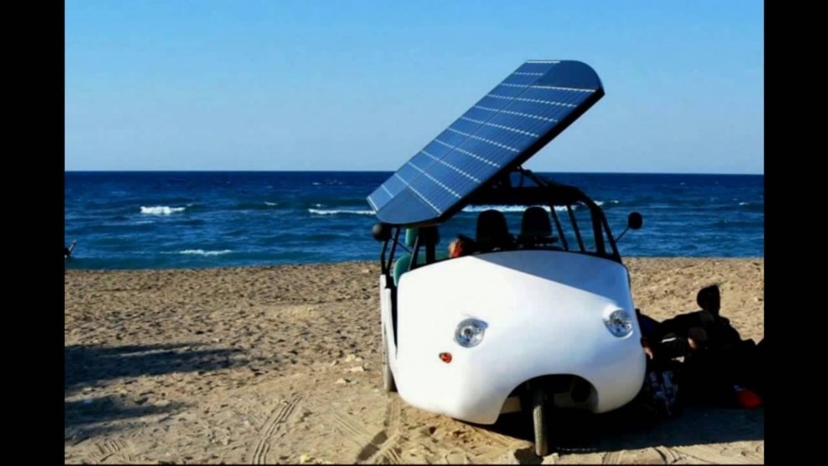 Приус с солнечной батареей