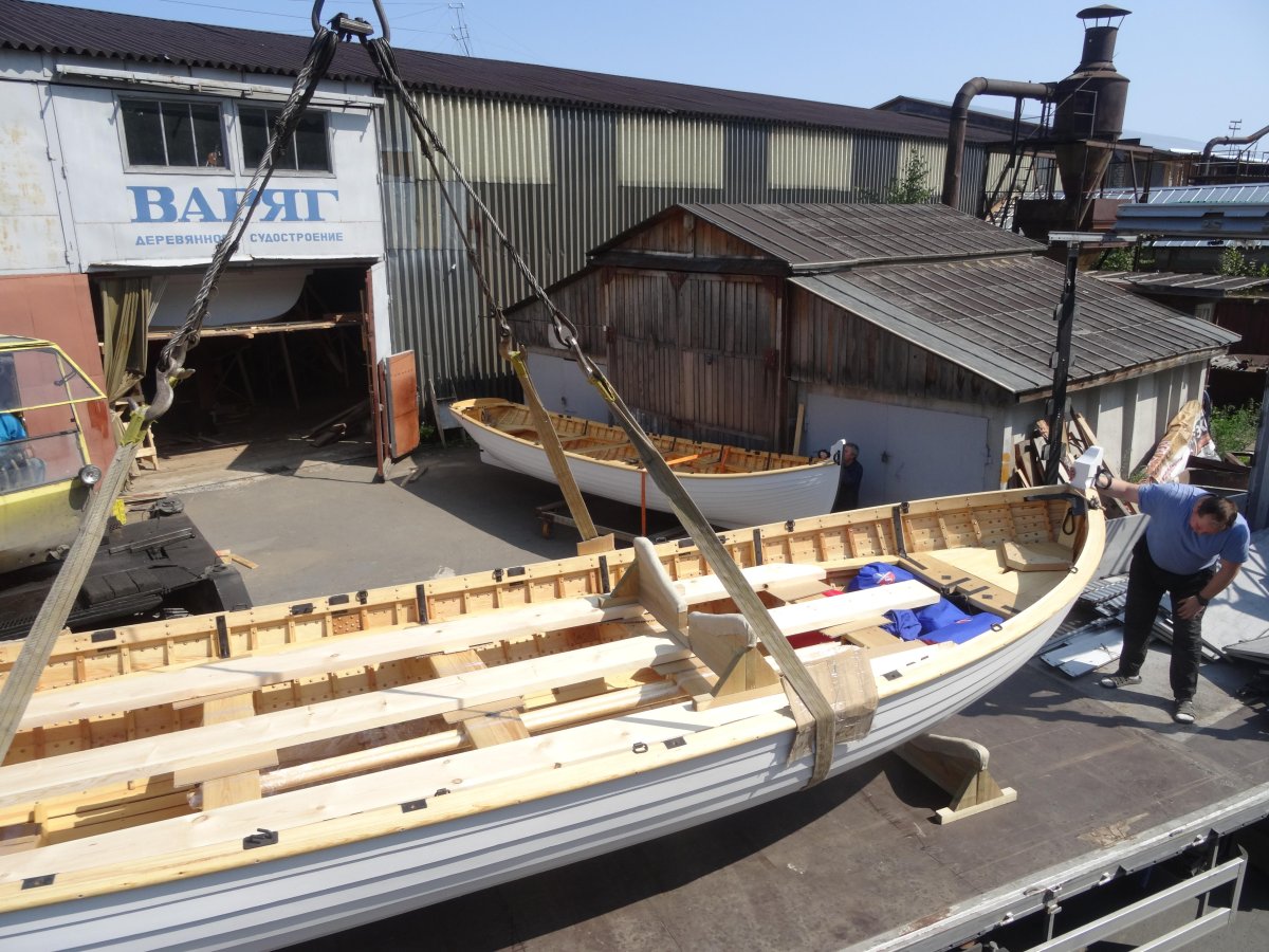 Деревянные катера российского производства