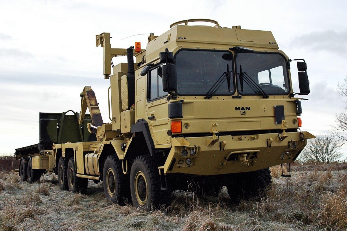 Военные Грузовики man 8x8