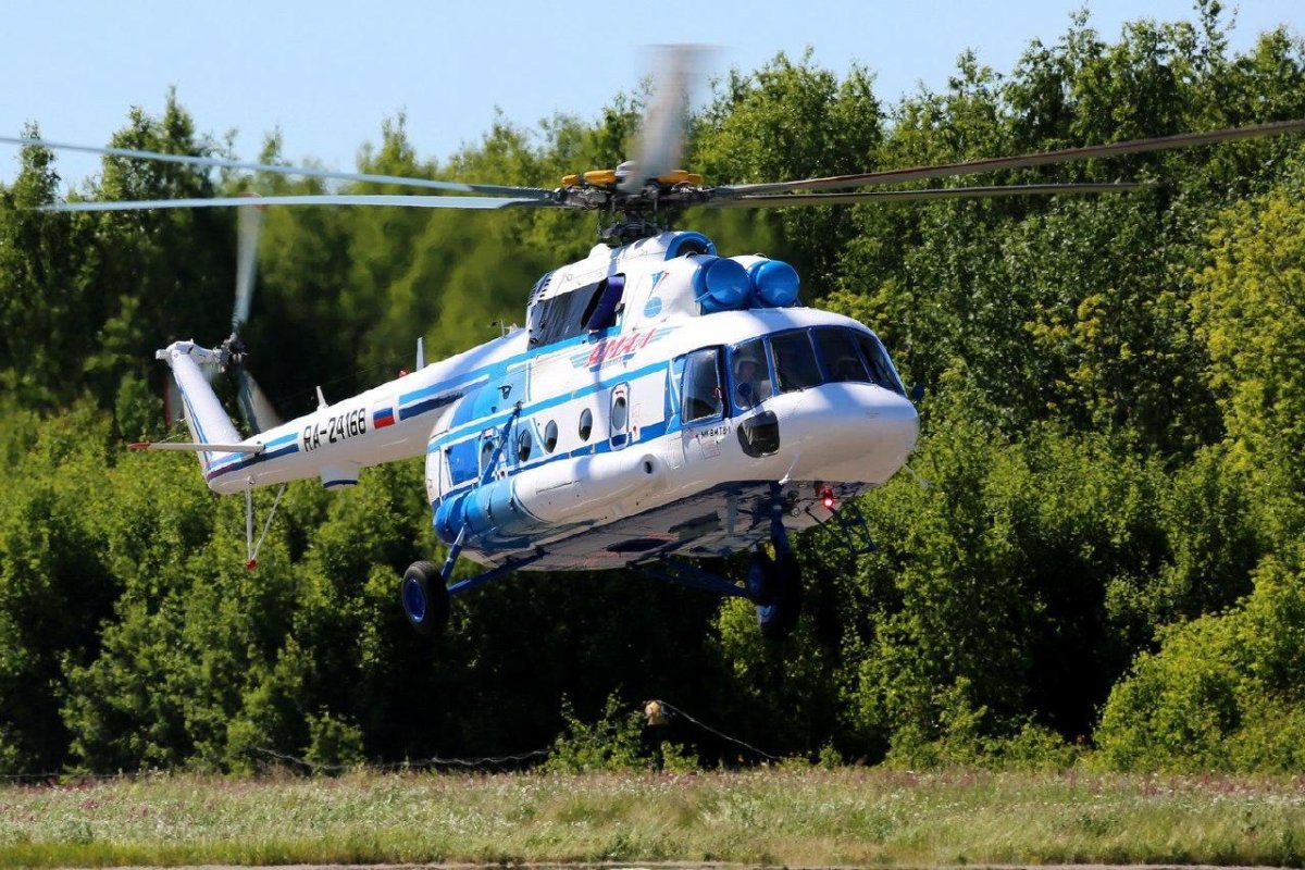 Вертолёт Ямал ми8 МТВ авиа