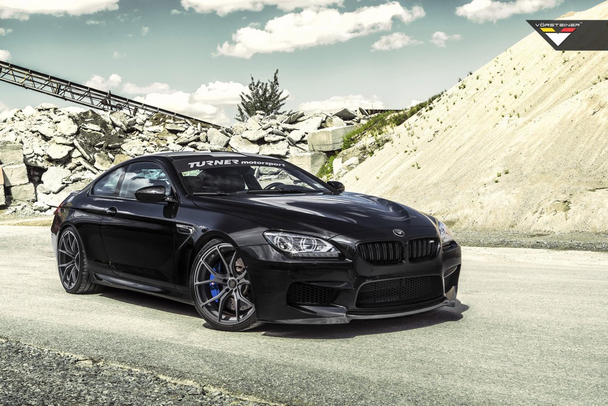 BMW m6 черная