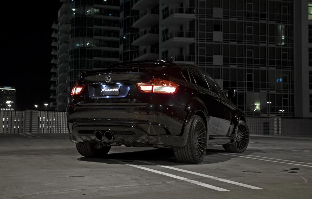 BMW x6m e71 чёрный