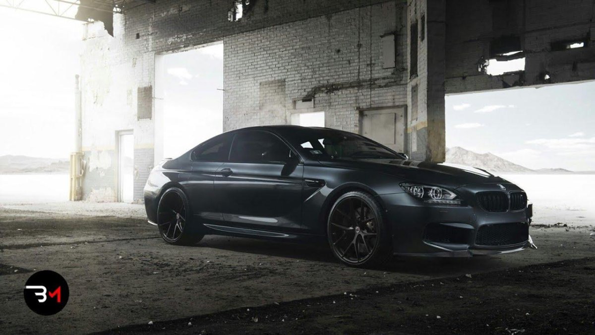 BMW m6 черная
