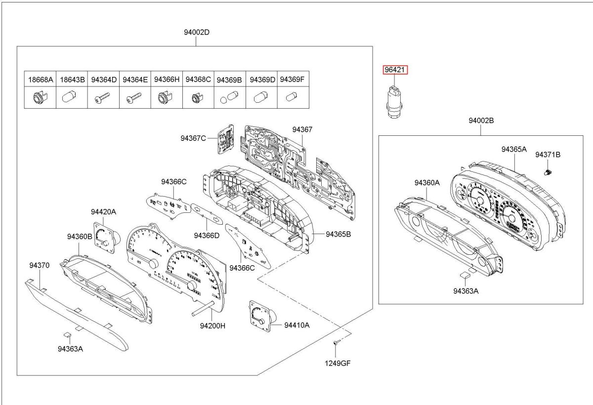 Панель приборов Хундай Траджет