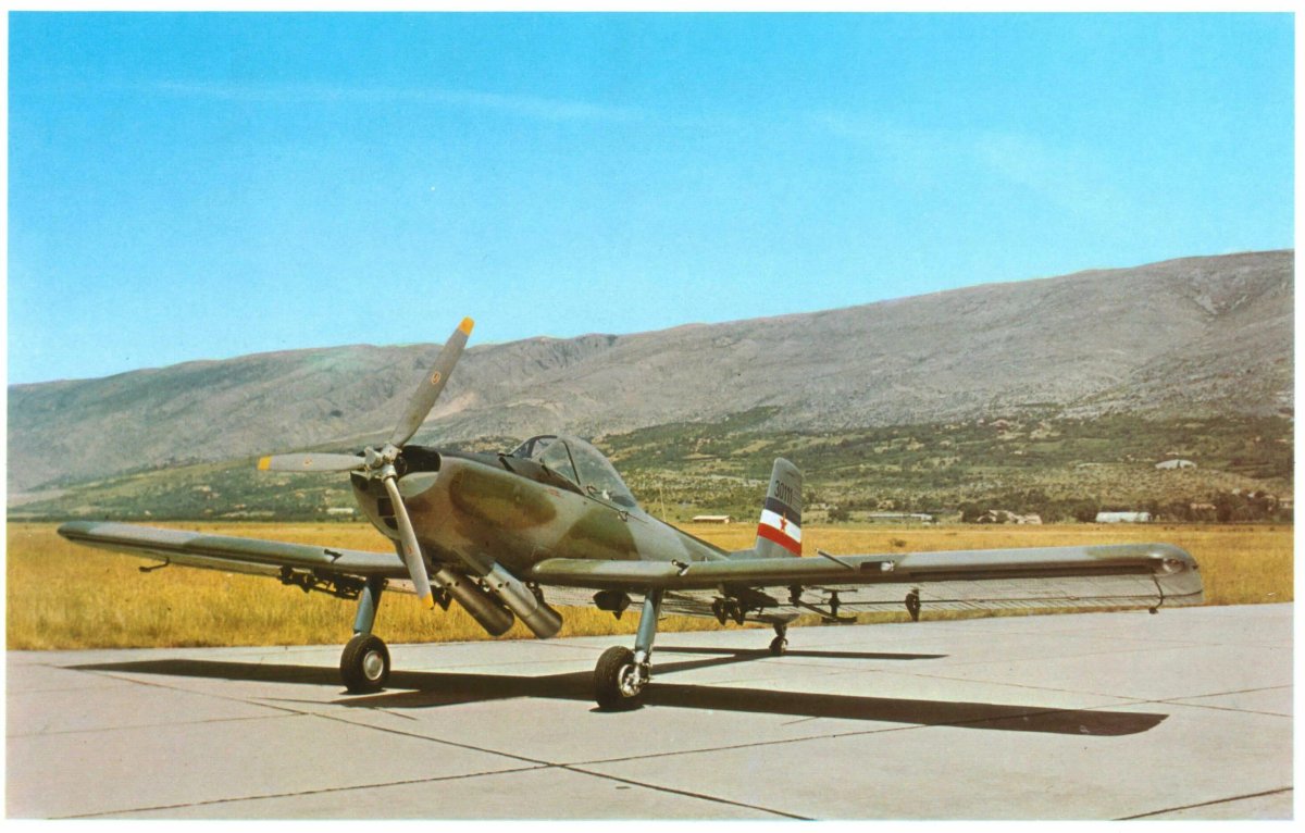 Югославский самолет Галеб