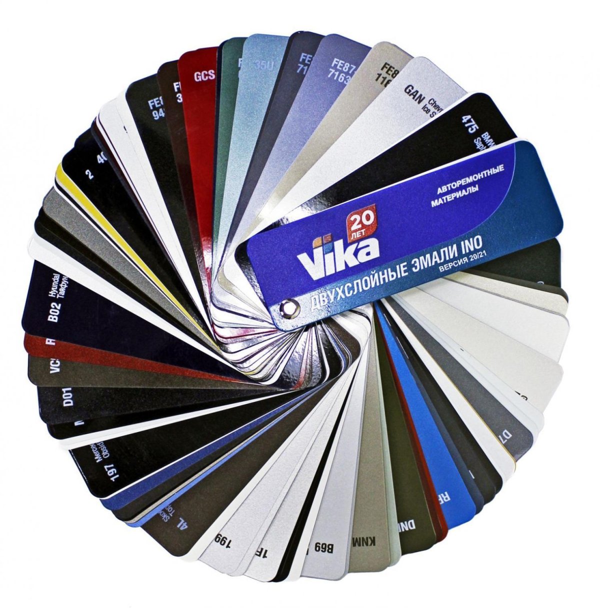 Краска Vika цветовой веер