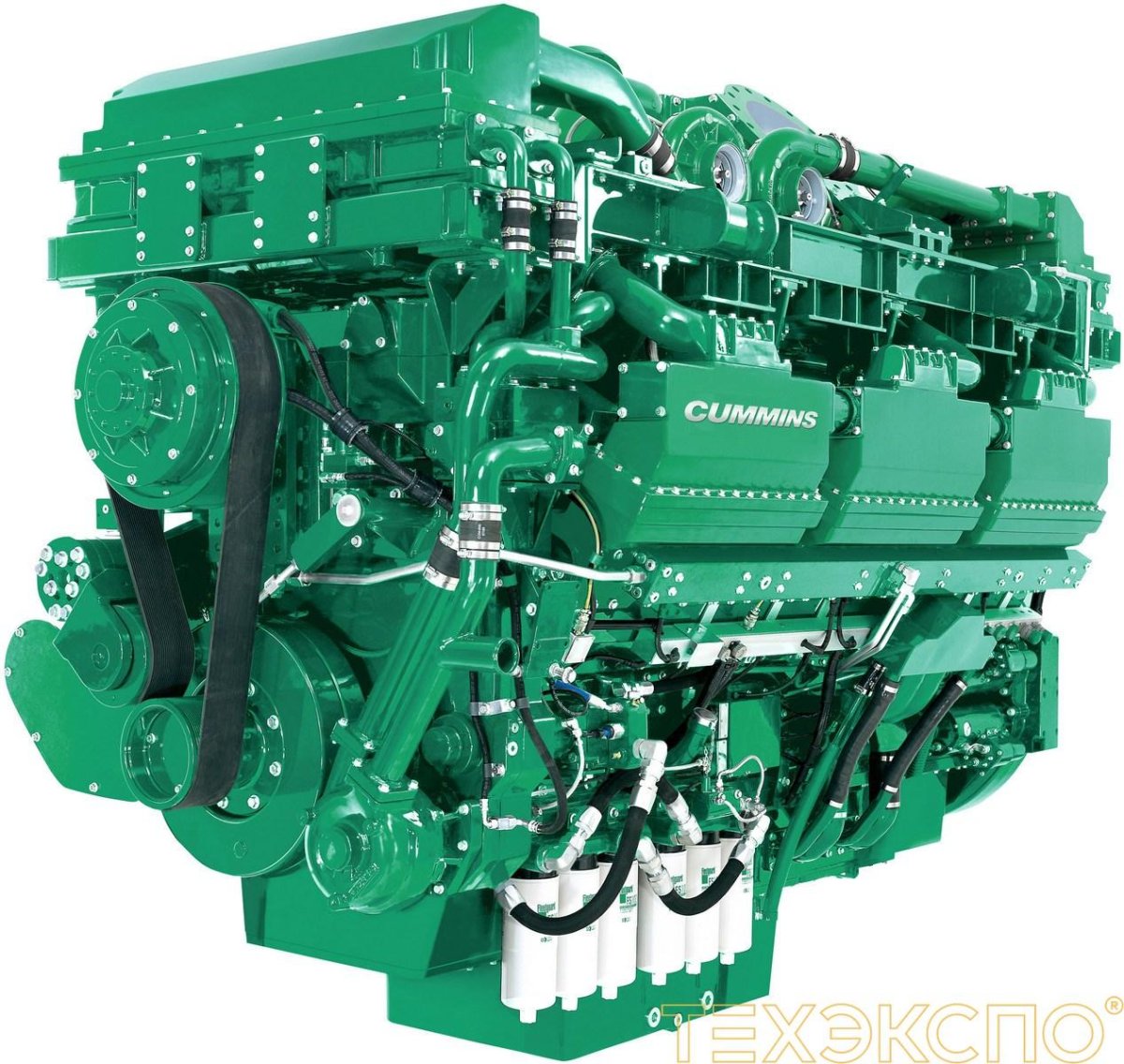 Двигатель cummins qsk60