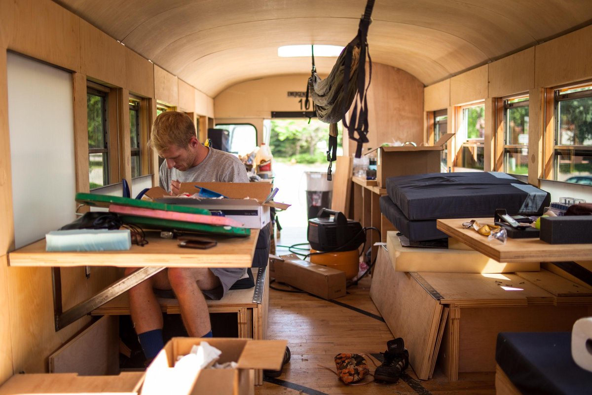 Дом из автобуса