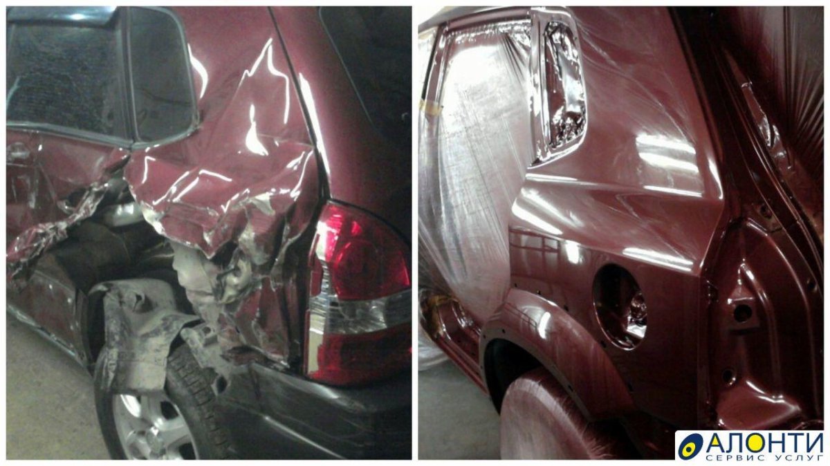 Рихтовка кузова автомобиля