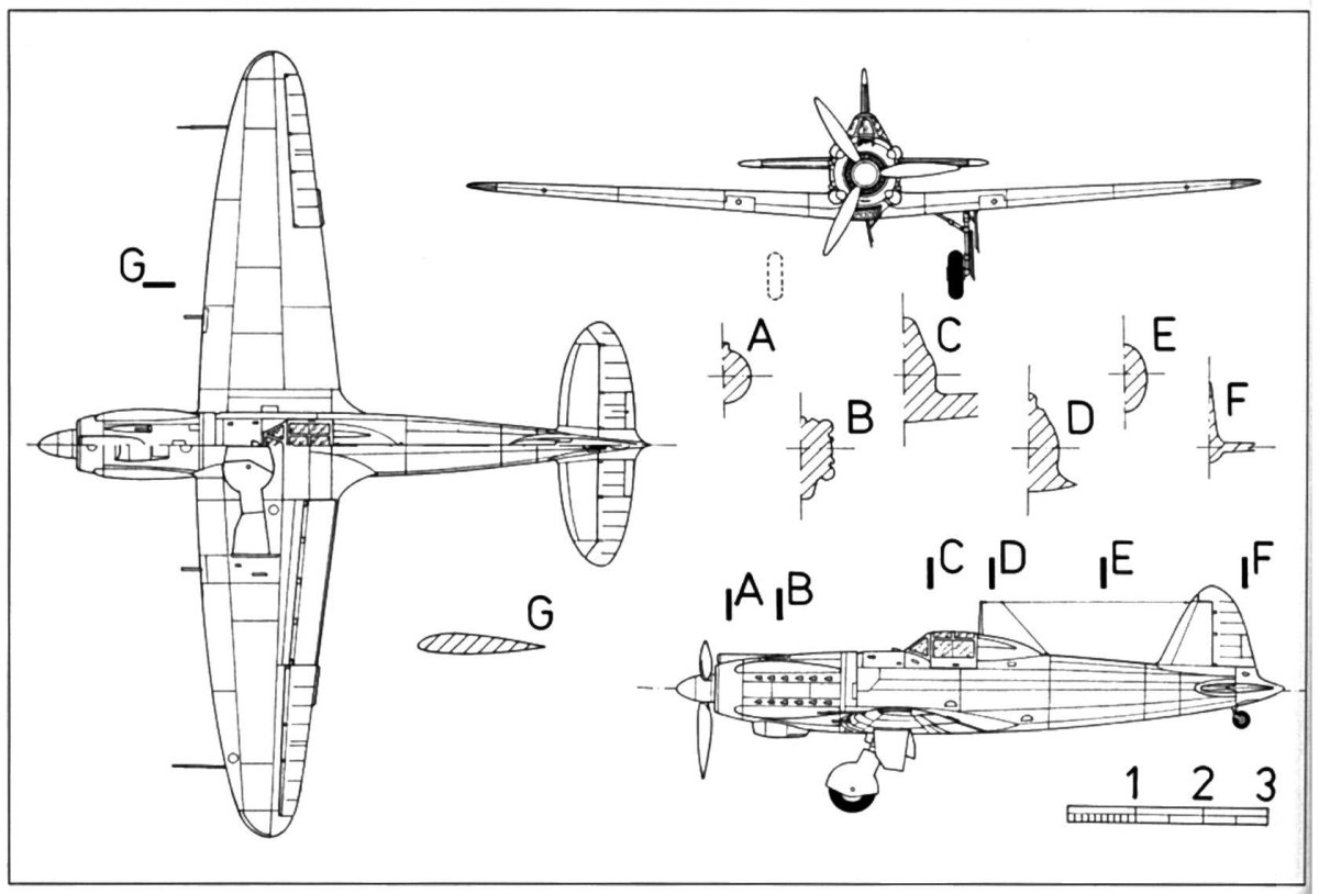 Macchi m.33 чертеж