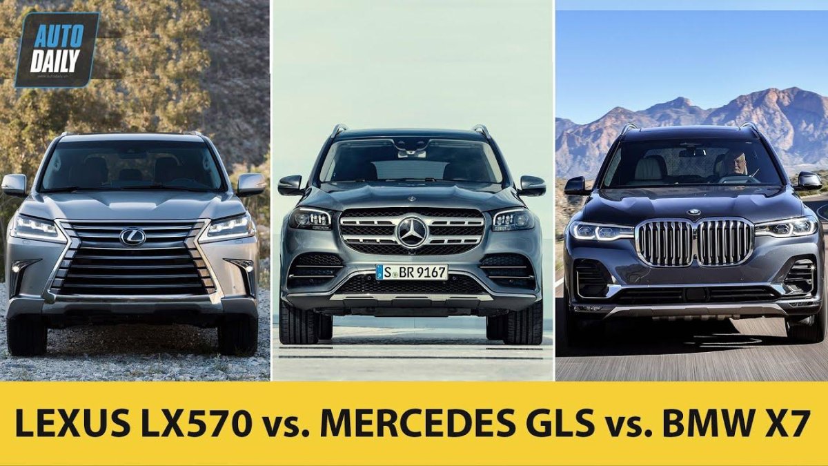 БМВ x7 и Лексус 570