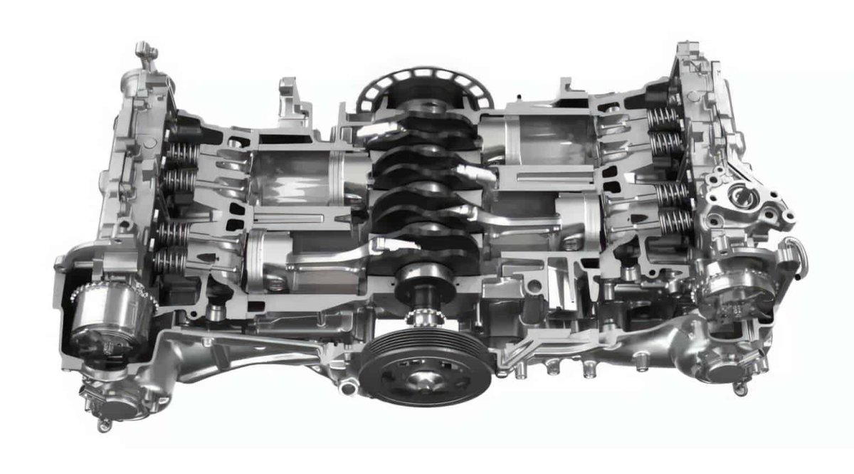 Оппозитный ДВС Субару