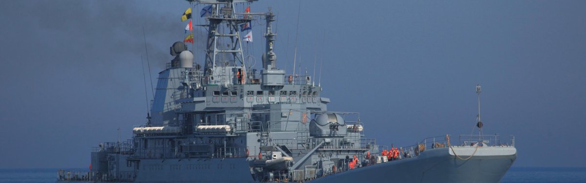 Цезарь Куников БДК после обстрела