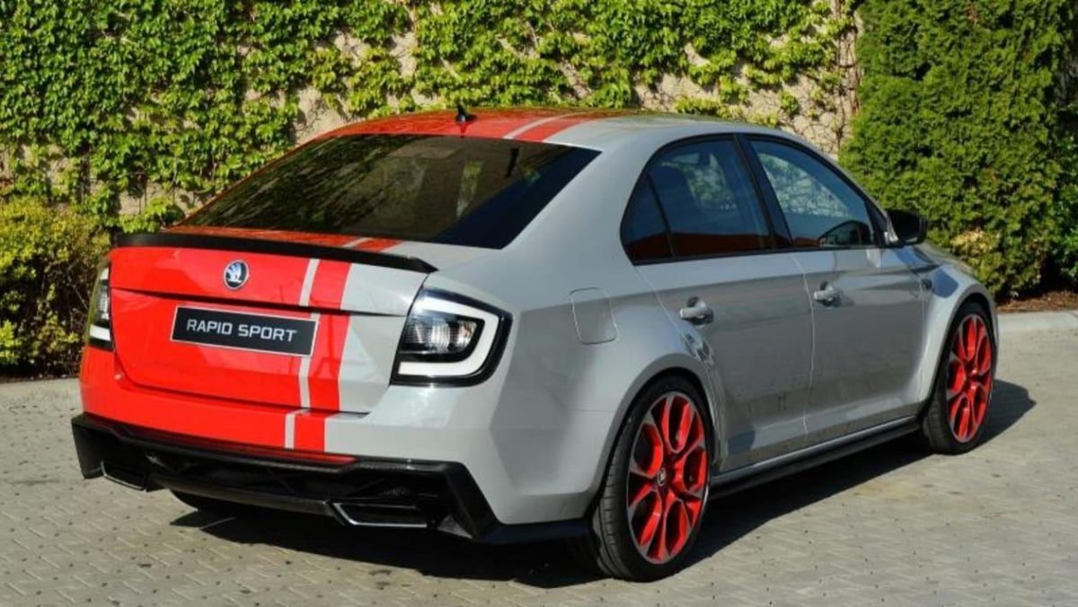 Skoda Rapid тюнингованная