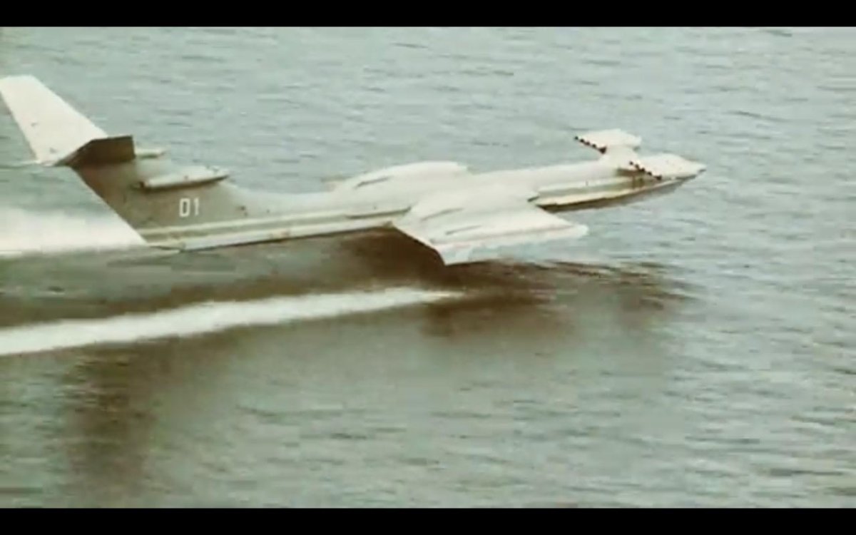 Экраноплан Каспийский монстр