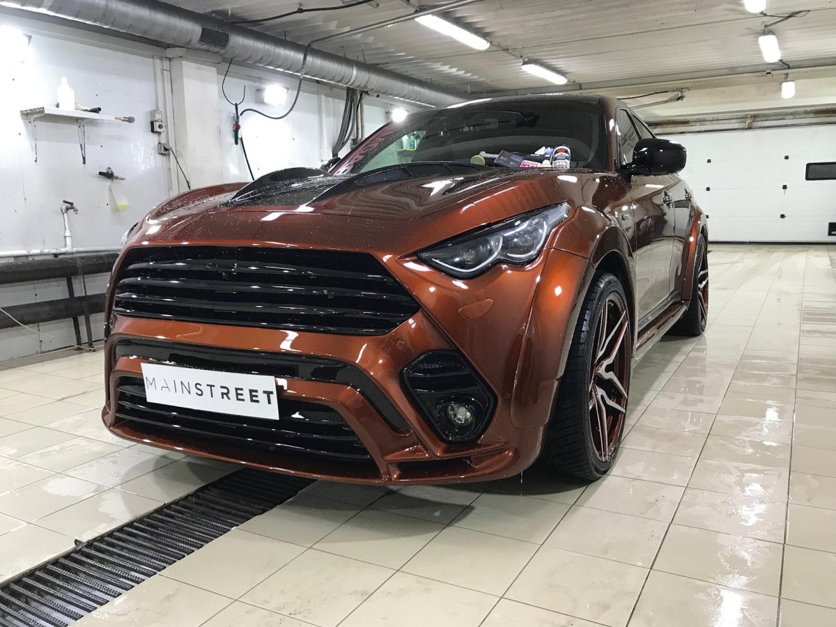 Инфинити qx70 в обвесе Draco