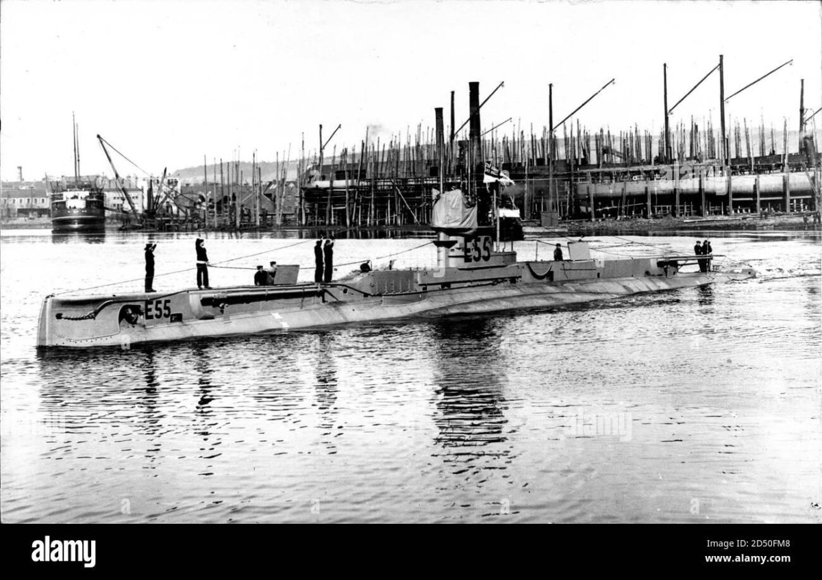 Английская подводная лодка 1915