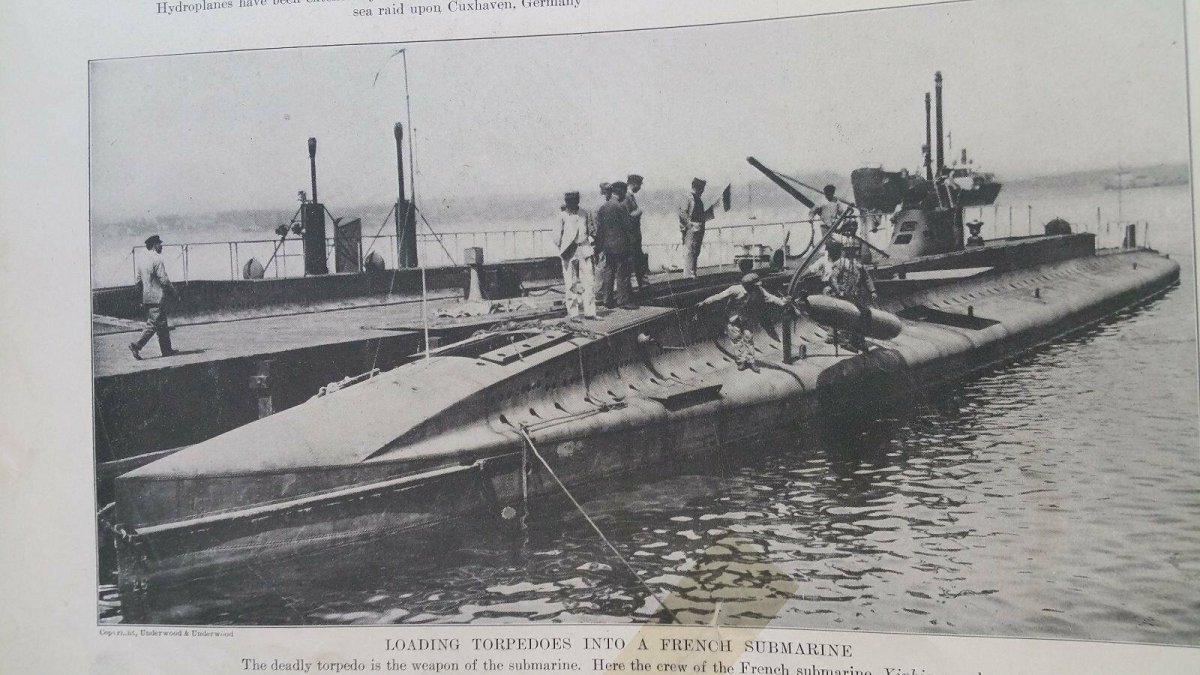 Подводная лодка 1 мировой войны