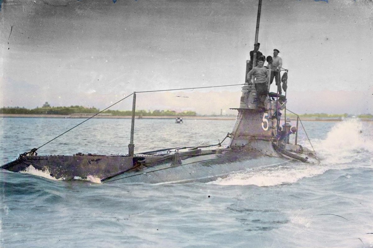 Подводная лодка 1 мировой войны