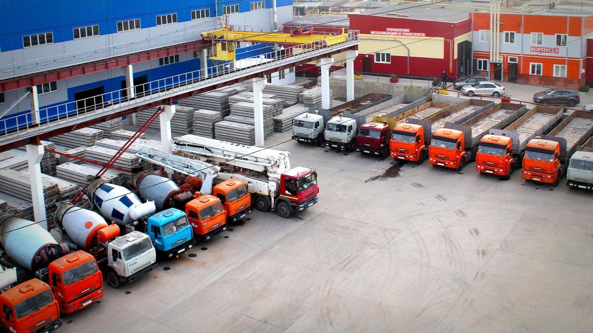 Автопарк грузовиков