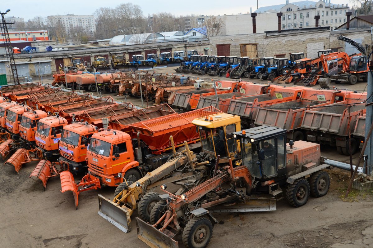 Автопарк строительной техники
