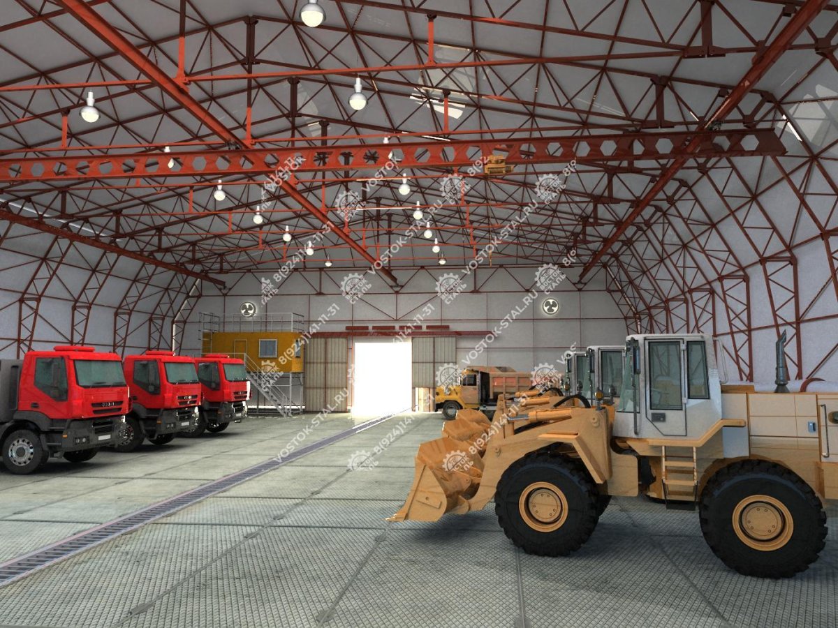 Ангары для сельхозтехники