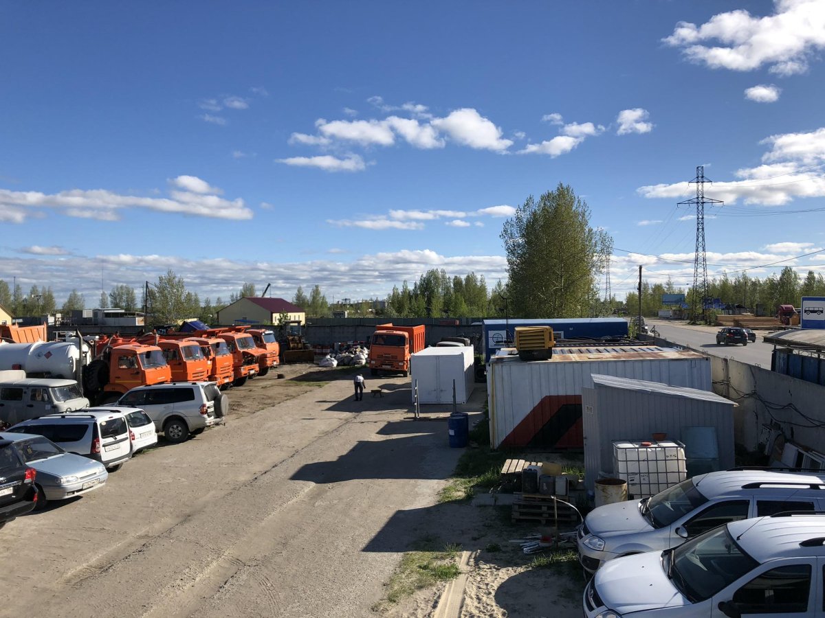 Стоянка грузовиков