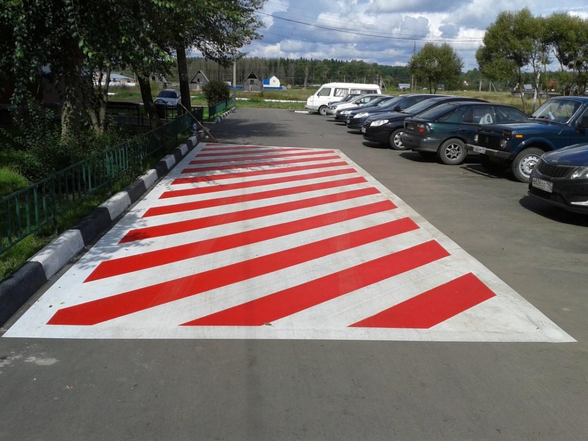 Разметка парковка запрещена