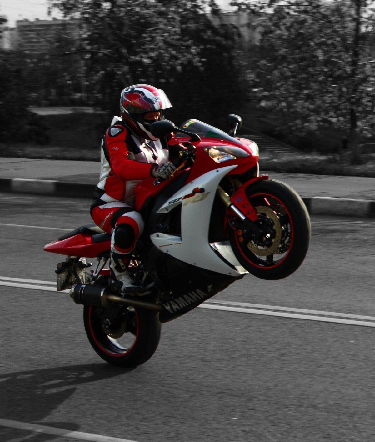 Вилли на мотоцикле