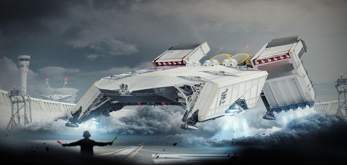 Десантный космический корабль Star Citizen