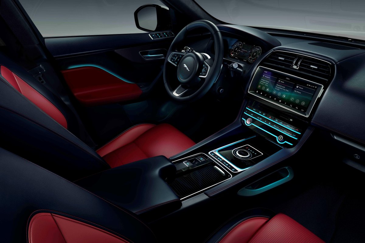 Jaguar f Pace 2019 салон
