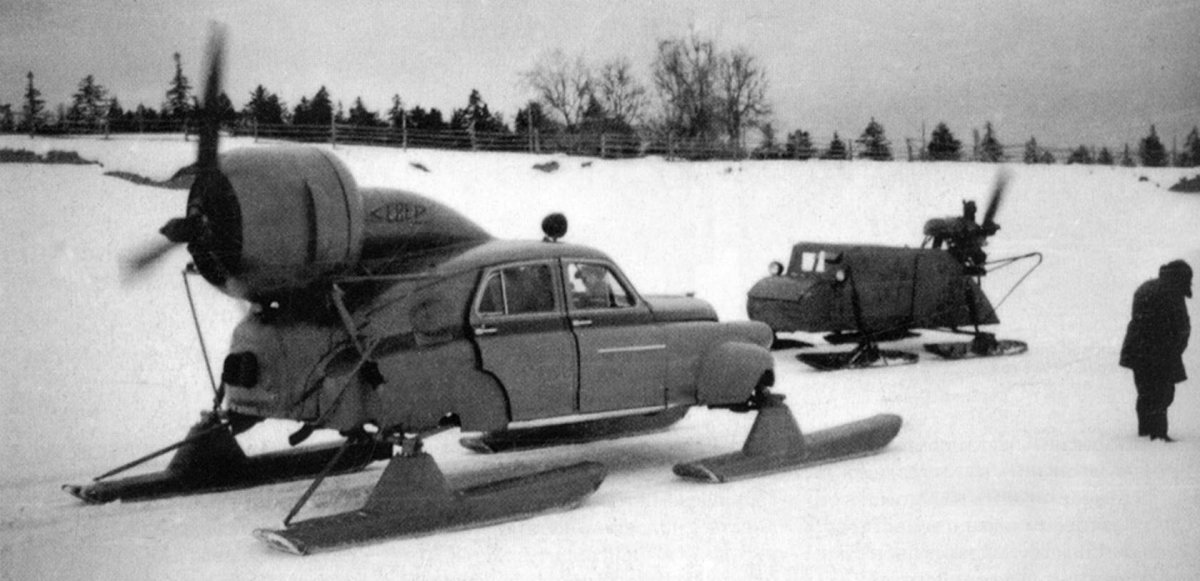 ГАЗ м20 победа аэросани Север