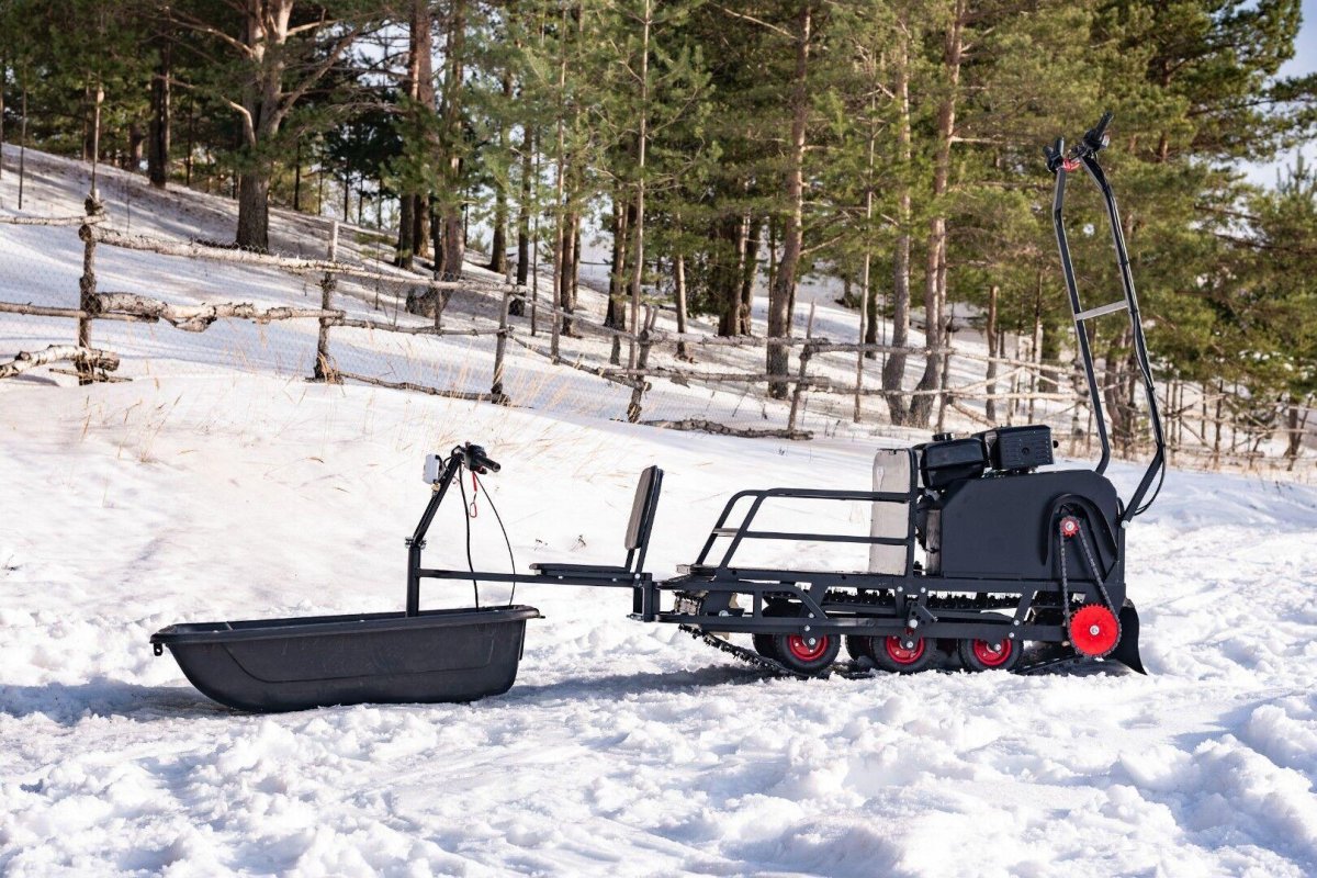 Мотобуксировщик Бурлак 15 л.с