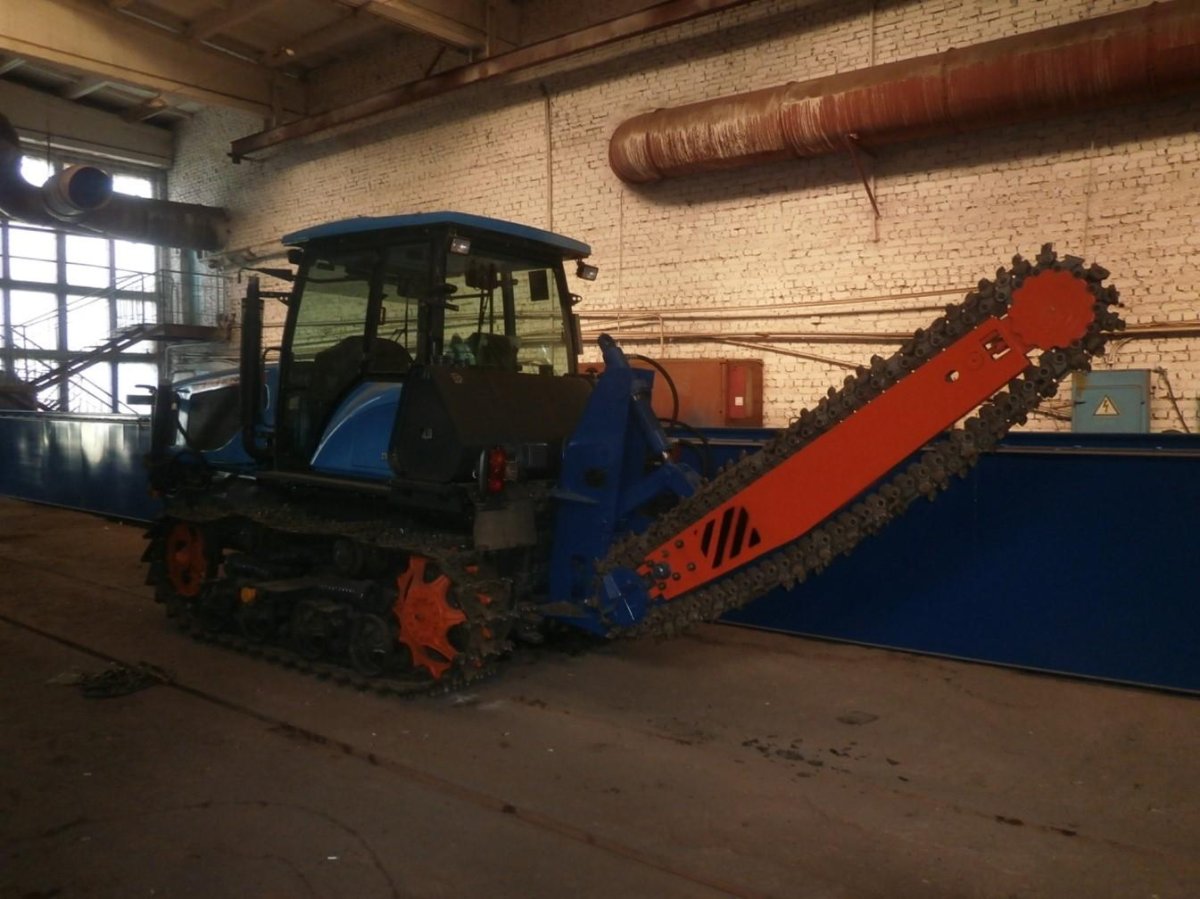 Машина грунторезная баровая МЗЦ-75