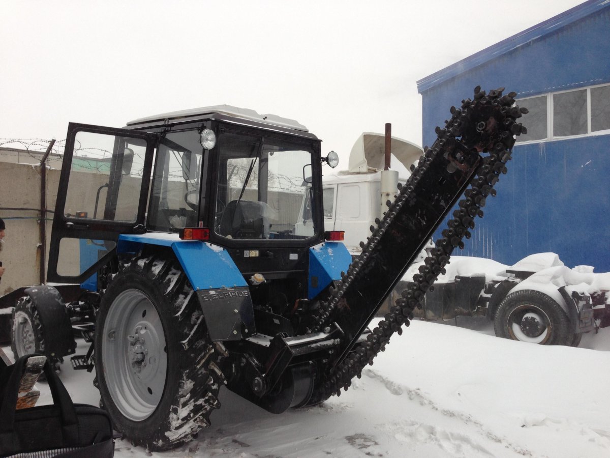 Грунторез на МТЗ 82