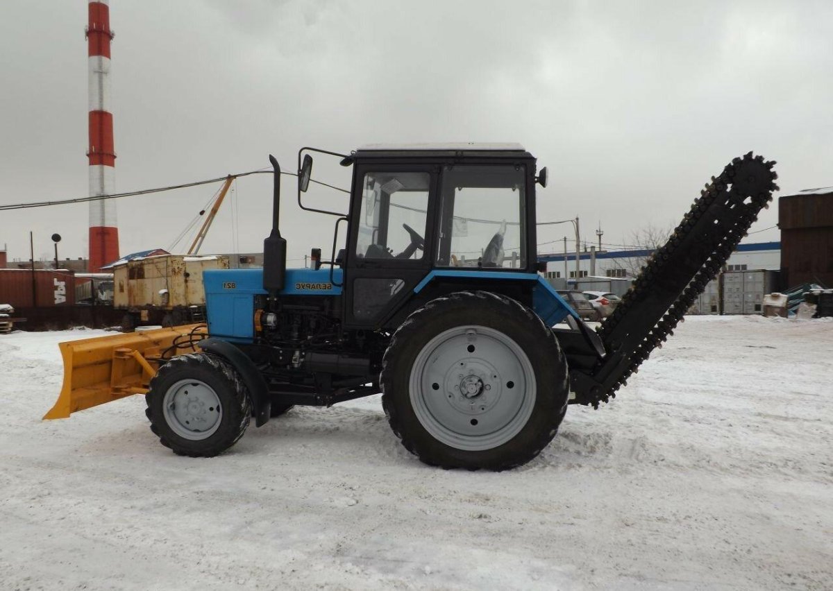 Баровая грунторезная машина БГМ-1