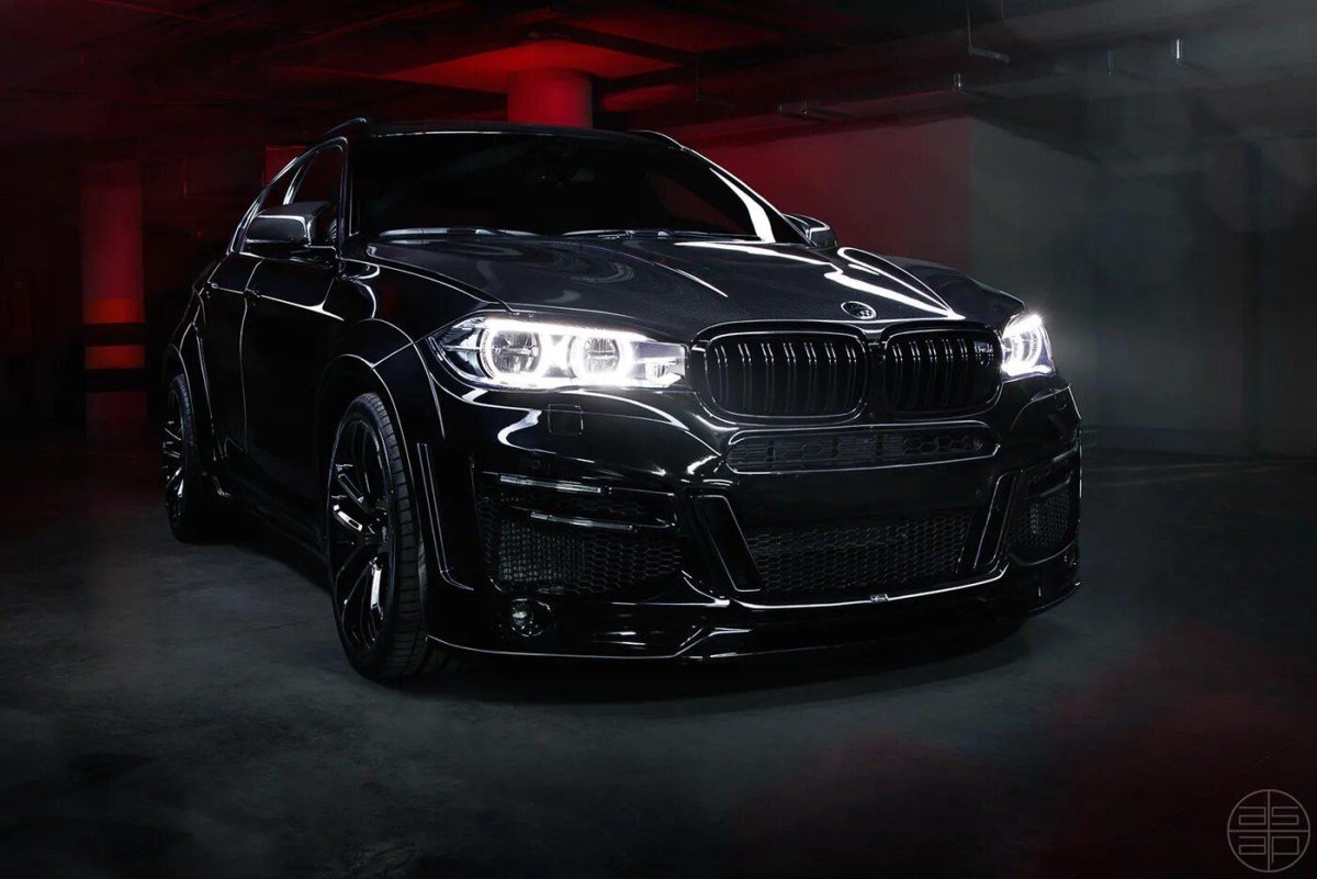 BMW x6 m черная