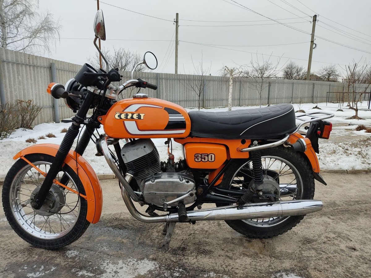 Чезет 350 6 вольт