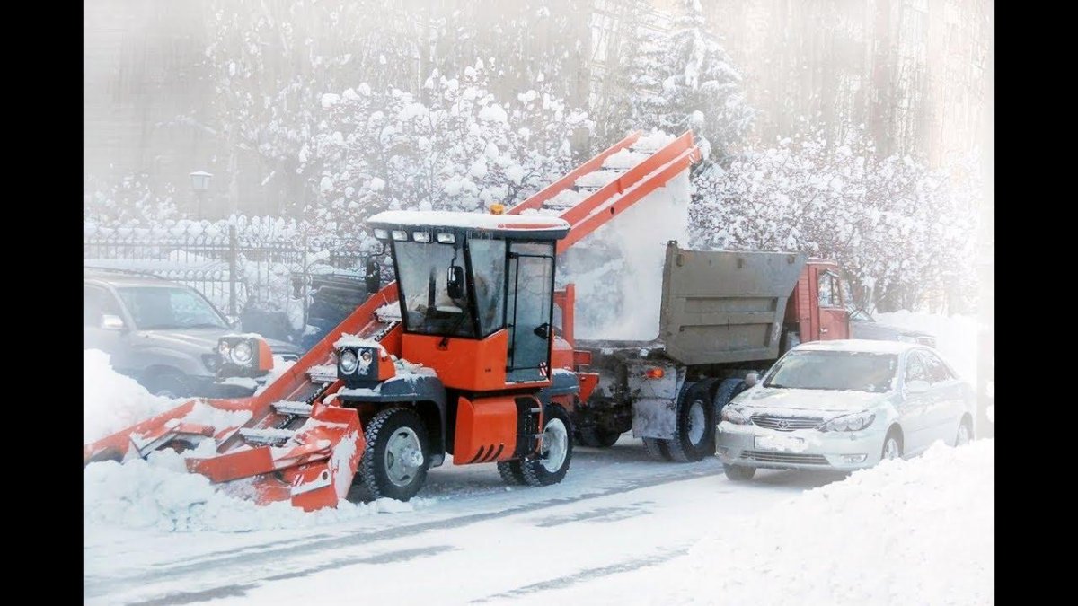 Уборка снега ДТ 75