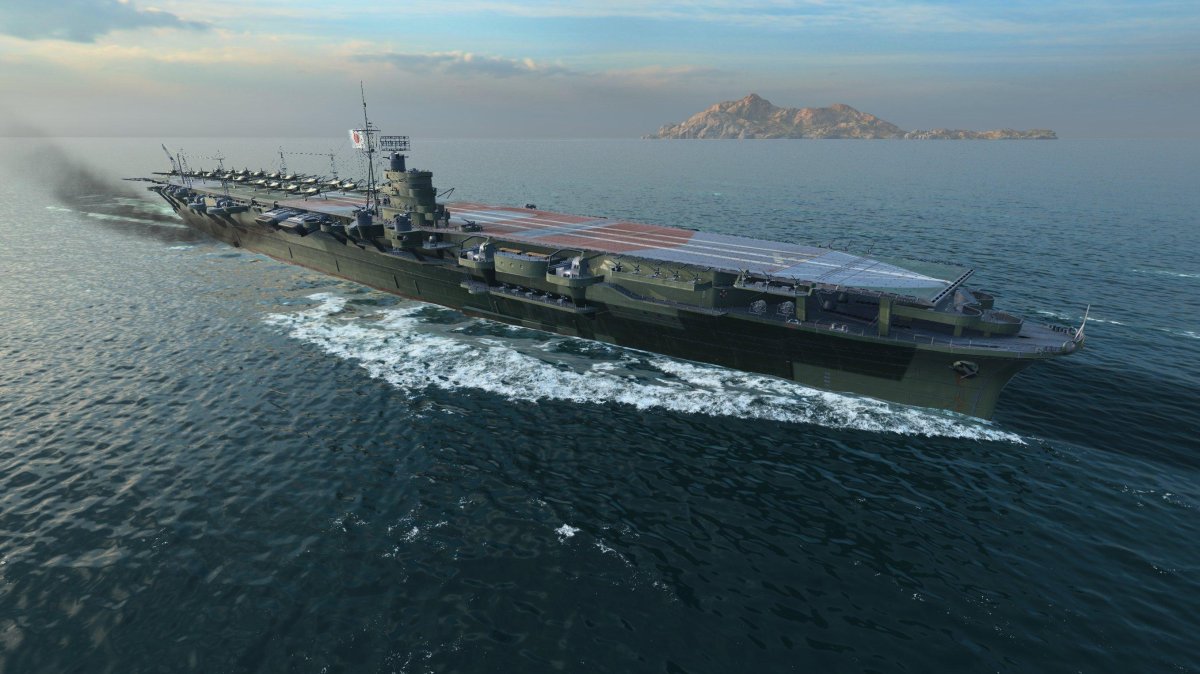 Японский авианосец Синано