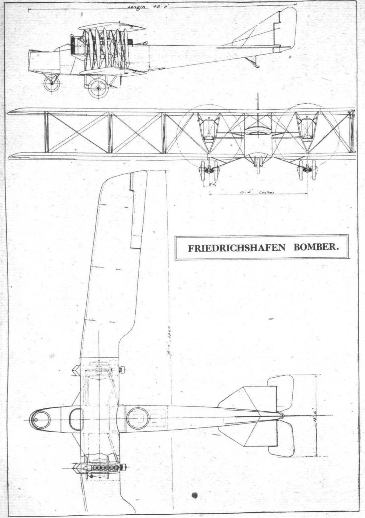 Четырех винтовые самолеты двухкилевое оперение