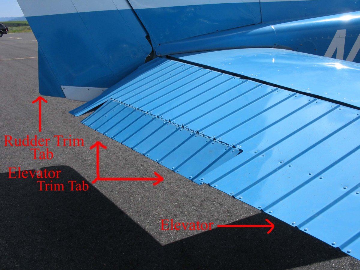 Триммер руля высоты Cessna 172