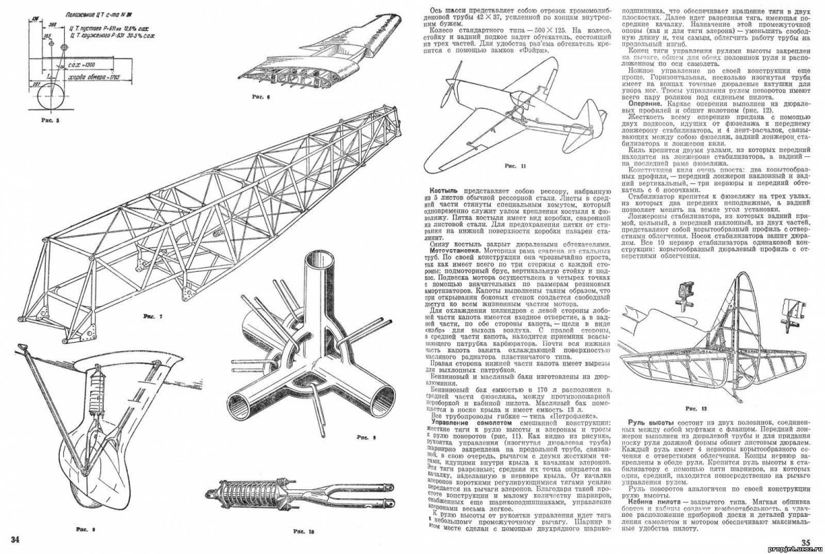 Лонжеронная схема крыла